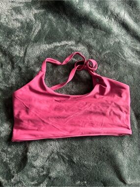 Seamless dusty rose Swim Sports Bra — Unbranded